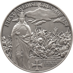 Monnaie SWEDISH CRUSADE History of the Crusades 1 Oz Argent 2$ Niue 2026 (PRÉCOMMANDE)