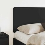 vidaXL Tête de lit Chêne noir 160 cm Bois d'ingénierie