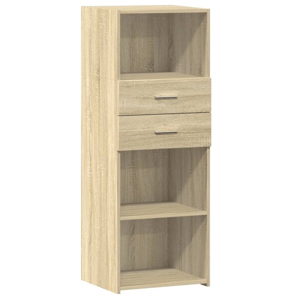 vidaXL Buffet haut chêne sonoma 45x42 5x124 cm bois d'ingénierie