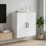 vidaXL Armoire Murale Blanc 59 x 31 x 60 cm Bois d'ingénierie