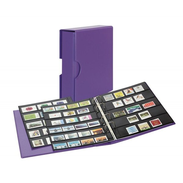 Album Publica M Color Lindner pour timbres-postes. Couleur - Violet VIOLA
