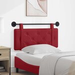 vidaXL Tête de lit suspendue Bordeaux Simili cuir