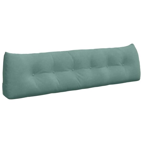 vidaXL Coussin de Dos Vert Mer 180 x 24 x 50 cm Velours
