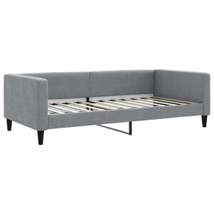 vidaXL Lit de repos gris clair 100x200 cm tissu
