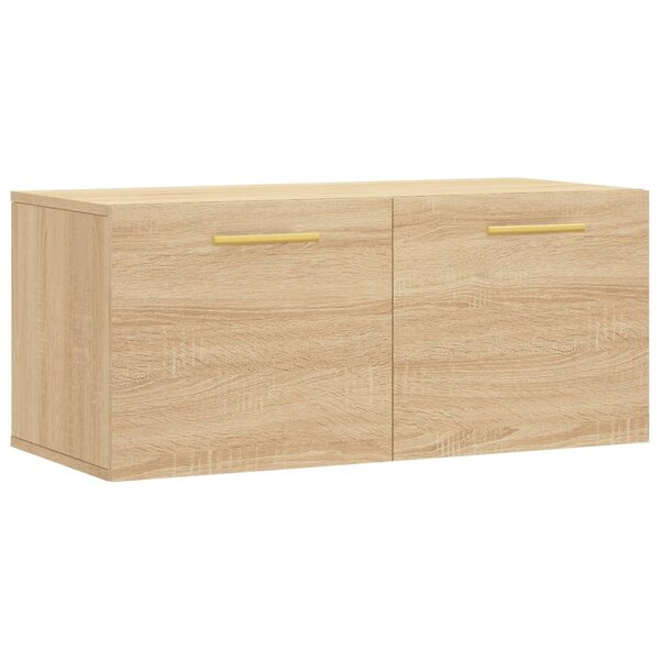 vidaXL Armoire murale chêne sonoma 80x36 5x35 cm bois d'ingénierie