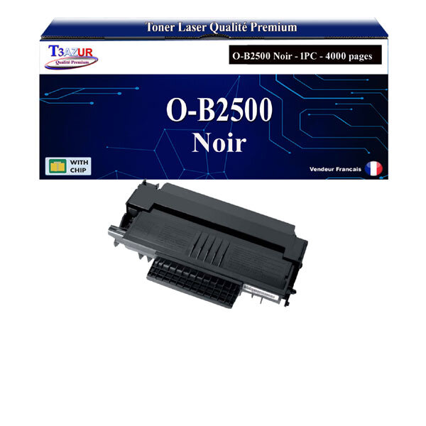 T3AZUR - Toner compatible avec Oki B2500 MFP  B2520 MFP  B2540 MFP