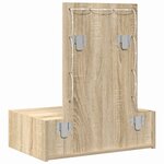 vidaXL Table de Toilette Marron 60 x 40 x 70 cm Bois d'ingénierie