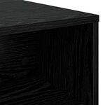 vidaXL Table basse Chêne noir 100 x 50 x 40 cm Bois d'ingénierie