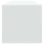vidaXL Meuble TV mural Blanc 98 x 31 x 30 cm Bois d'ingénierie