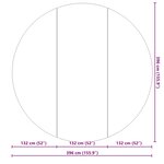 vidaXL Tapis de piscine Noir Ø 396 cm Géotextile en polyester