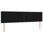 vidaXL Tête de Lit LED Géométrique Bleu foncé 180 cm Velours