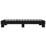 vidaXL Cadre de lit sans matelas noir 100x200 cm