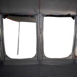 vidaXL Tente familiale tunnel 8 personnes gris et orange imperméable