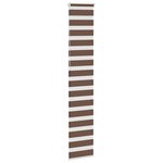 vidaXL Store zèbre marron 40x230 cm largeur du tissu 35 9 cm polyester