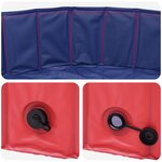 vidaXL Piscine pour enfants Rouge Ø 80 x 20 cm