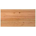 vidaXL Table à manger marron clair bois de chêne massif rectangulaire