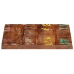 vidaXL Dessus de table 60x60x3 8 cm carré bois massif de récupération