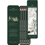 Étui de 5 crayons graphite Castell 9000 Jumbo HB 2B 4B 6B 8B x 10 FABER-CASTELL