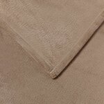 vidaXL Jeté Camel 130 x 150 cm Toison