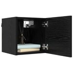 vidaXL Ensemble meuble TV 8 Pièces 100 x 30 x 30 cm Chêne noir
