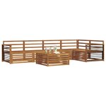 vidaXL Ensemble de canapés d'extérieur 6 pc Naturel