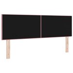 vidaXL Tête de lit Montage mural avec tête de lit Rose 144 cm Velours