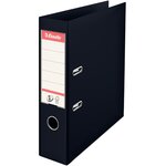 Esselte Classeurs à levier No 1 5 Pièces Noir 75 mm