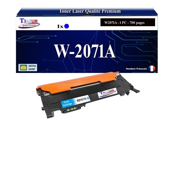 Toner Laser compatible avec HP Color Laser 150a  150nw  178nw  178nwg  179fnw  179fwg remplace HP 117A - Cyan