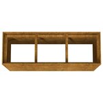 vidaXL Lit surélevé de jardin 120x40x80 cm acier corten