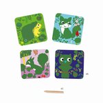 Djeco DJ09093 - Cartes à gratter - Petites bêtes