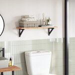vidaXL Dessus de table rectangulaire 80x20x2 cm bois massif d'acacia