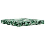 vidaXL Coussin de canapé d'extérieur 3 Pièces Motif feuille Polyester