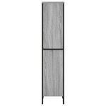 vidaXL Bibliothèque sonoma gris 50x31x137 5 cm bois d'ingénierie