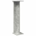 vidaXL Support de Plante 2 pièces Gris béton 25 x 25 5 x 100 5 cm
