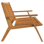 vidaXL Banc de jardin 122.5x77x74 cm Bois d'acacia massif