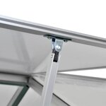 vidaXL Serre Aluminium 481x250x195 cm 23 44 m³