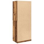 vidaXL Garde-robe vieux bois 80x50x200 cm bois d'ingénierie