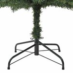 vidaXL Sapin de Noël mince avec support 210 cm PVC