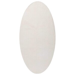 vidaXL Tapis HUARTE Crème 150 x 80 cm 100  Polyester