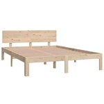 vidaXL Cadre de lit sans matelas bois massif de pin 140x200 cm