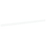 vidaXL Bandeau de store pour cadre de 5 m Blanc 4.8x0.2 m
