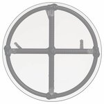 vidaXL Ensemble de salle à manger pour jardin 3 Pièces Marron Noir Crème