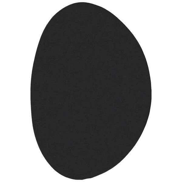 vidaXL Tapis Noir 160 x 230 cm Polyester