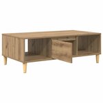 vidaXL Table basse chêne artisanal 103 5 x 60 x 35 cm