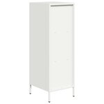 vidaXL Buffet haut blanc 35x39x103 5 cm acier