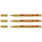 Marqueur Peinture 751 Or Pointe Ronde 1-2 mm x 3 EDDING