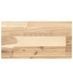 vidaXL Étagères flottantes 3 Pièces 40x20x4 cm acacia massif non traité