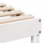 vidaXL Cadre de lit Blanc 80 x 220 cm Pin massif