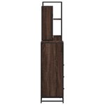 vidaXL Ensemble de meubles de salle de bain 4 Pièces chêne marron