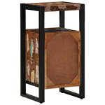 vidaXL Meuble de Salle de Bain Marron Bois massif de récupération